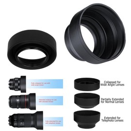 Lens Hood (Rubber Collapsible Design) for The COOLPIX P900/P950