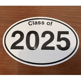 Decals, Stickers and Vinyl Class of 2025 Sticker (Laptop/Water Bottle Sticker 4x6)