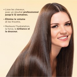 Kativa Brazilian Keratin Straightening Treatment with Hyaluronic Acid and Premium Serum | at Home, Keratin