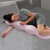 TEXSTEAD Pea Body Pillow for Side Sleepers, Cooling Hugpillow for