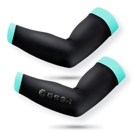 Gear Toru Scoody Arm Cover, Cool Just Put On, UV Protection, For Summer, Road Bike, Bicycle, Cross Bike, Men's, Women's, Black