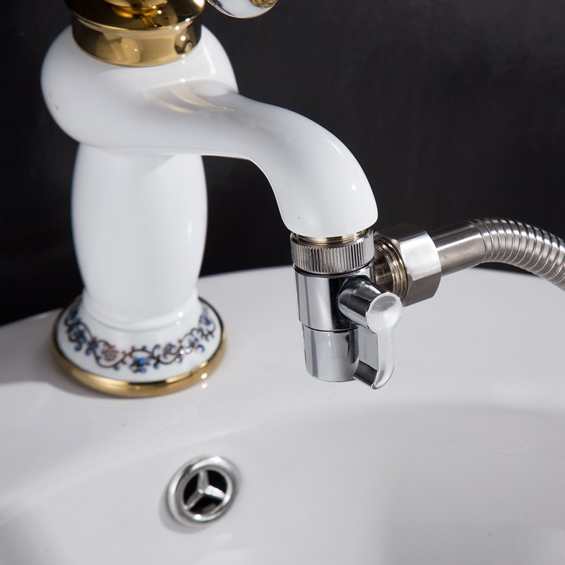CIENCIA Brass Sink Faucet Diverter Valve to Sink Hose Sprayer,Faucet