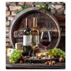 Red Wine Grapes Dishwasher Magnet Cover, Dishwasher Panel Scratch Resistant