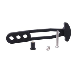 DVPARTS F1C-U5191-00-00 Boat Yacht Sport Jet Boarding Telescoping Ladder Rubber Strap Marine Secure Retaining Latch Band with Adjustable Mounting Holes Compatible with Yacht 2 or 3, 4 Steps Ladder