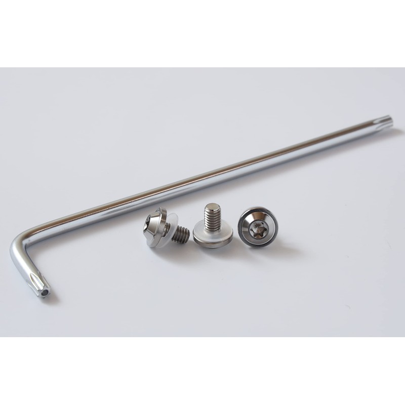 A.N.S Titanium License Plate Bolts M6 / 10mm Set of