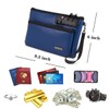 Fireproof Money Bag with Lock, Double layer Cash Bag BankBag
