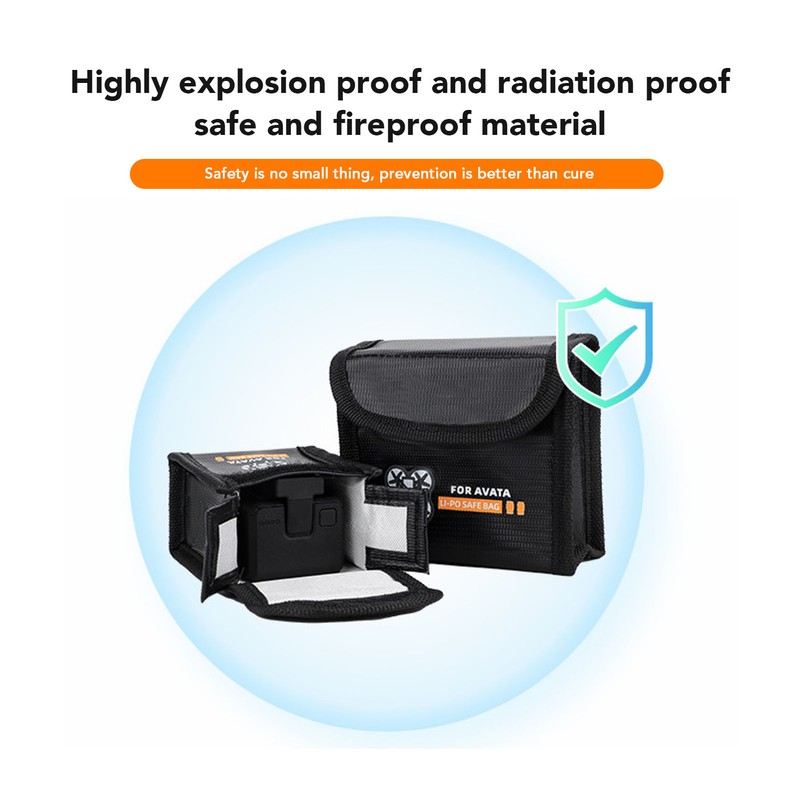Battery Fireproof Explosion Proof Bag for DJI for Avata Drones