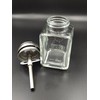 ZQDZYIE 1 Pack 4 Oz Dispenser Bottle Glass Nail Polish