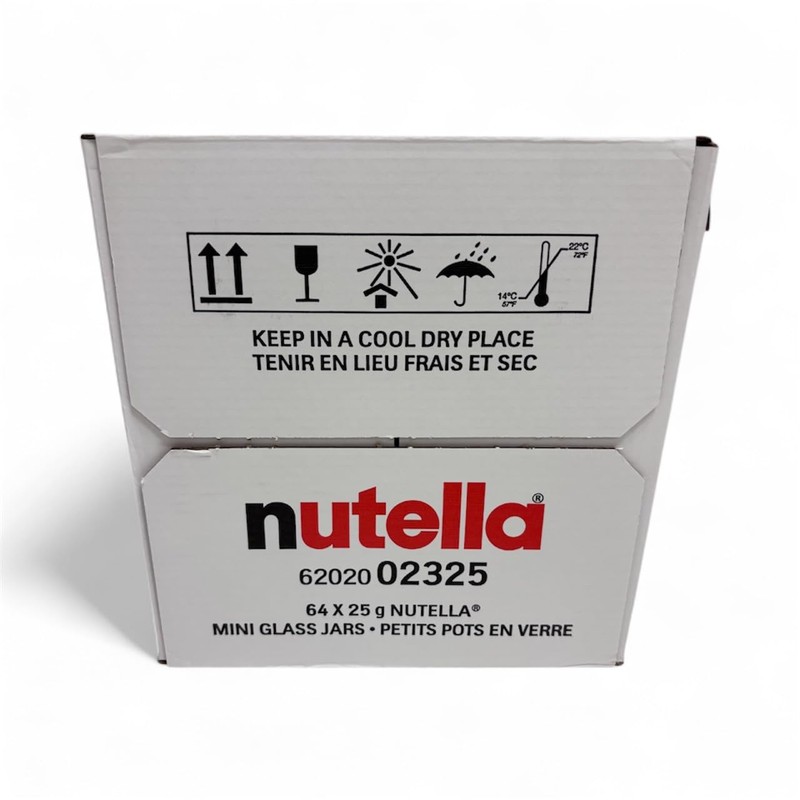 Nutella Hazelnut Spread with Cocoa Glass Jar.88 Ounce - 64