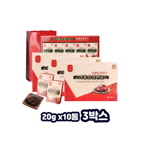 Koryo red ginseng slices, in-laws, parents, adults, Chuseok holiday gift