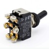 HY29D 6Pins Toggle Switch KEDU ON-Off-ON Toggle Switches with Silicone