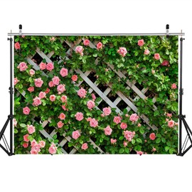 AIIKES Telón de Fondo para fotografía con diseño de Flores