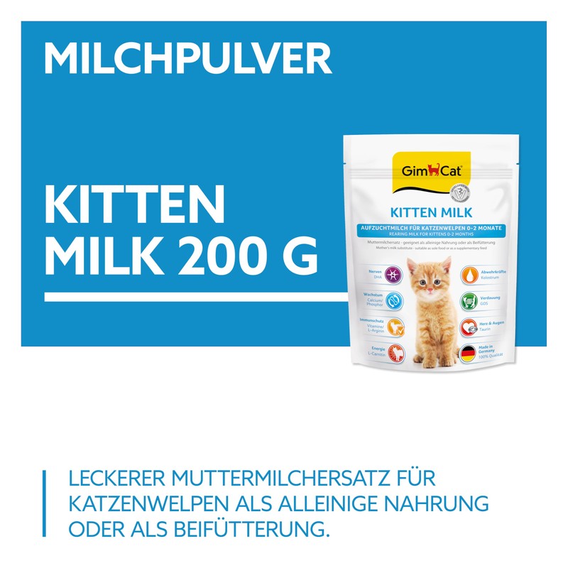 GimCat Kitten Milk Breast Milk Substitute - Cat Milk with