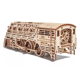 Wood Trick Atlantic Express Train Wooden 3d Mechanical Model Kit Puzzle DIY Toy
