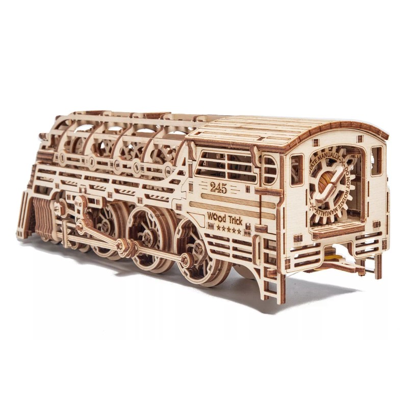 Wood Trick Atlantic Express Train Wooden 3d Mechanical Model Kit