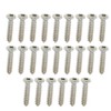G-PLUS Chrome Headlight Bezel Marker Grille Trim Screws Kit Chrome