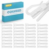 CoguZed 80-Piece Adjustable Plastic Pinch Pleat Curtain Hooks – Ratchet-System