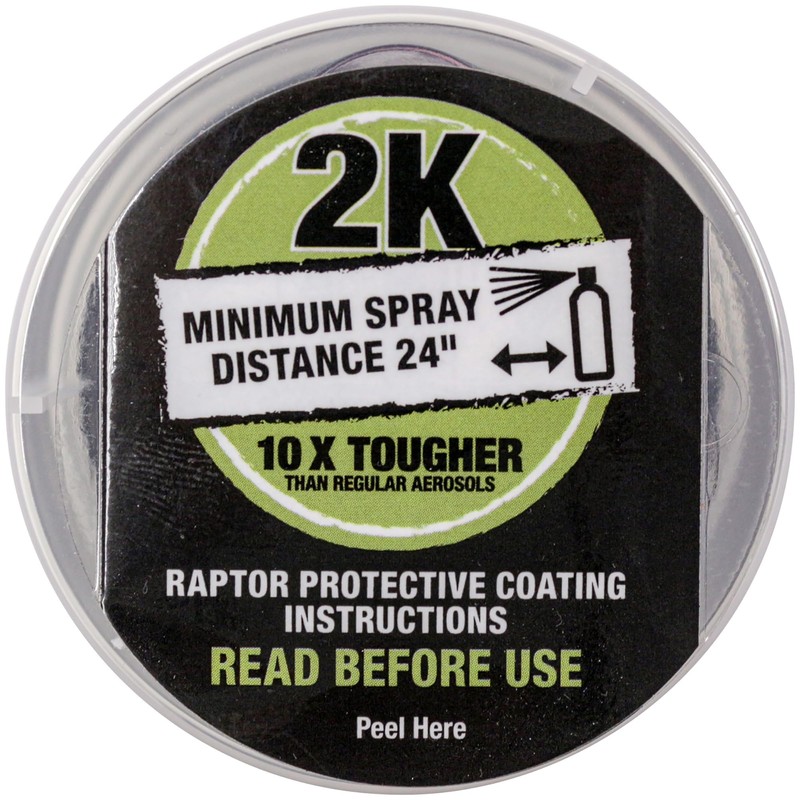 Raptor Raptor 2K Bedliner Aerosol, Protective Coating, Spray-On Truck Bed