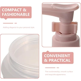 GALPADA Kit para Viaje Botellas de Maquillaje Recargables, Diseño Moderno y Elegante, Plástico Duradero y Resistente a Fugas, Compacto y Portátil para Rutina de Cuidado Piel en Viajes