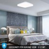 SUNZOS LED Deckenleuchte 36W Deckenlampe, 4000K 4250LM Deckenlampe Led Panel