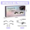 2 pares Pestañas Magnéticas natural Reutilizable+Aplicador.BEAFOUA.W01-06