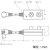 Mass Pro 2SPTDW-P 4K / 8K Broadcasting Compatible, All Terminal