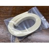 Extra Firm White Piano Felt Strip 1"" wide, 1/2"" thick,