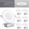 Sunco 6 Pack 6 Inch LED Slim Eclipse Ultra Thin