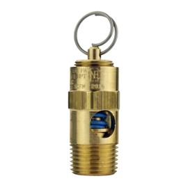 New 3/8" ASME Brass Safety relief Valve 100 PSI American made Compressed air 3/8 pop off valve