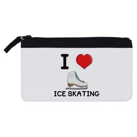 Azeeda 'I Love Ice Skating' Pencil Case (PC00040548)