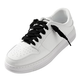 Underground Kulture Shoelaces Super Fat Black Coloured Replacement Colour For Trainers Sneakers Universal Sports Unisex Skate Shoe Laces