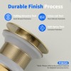 BWE Bathroom Vessel Sink Drain Stopper with Overflow One Piece