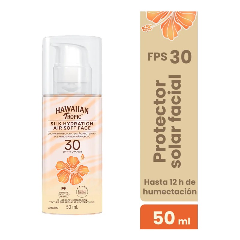 Loción Hawaiian Tropic Silk Hydration Air Soft Fps30 50ml
