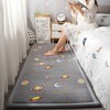 Loartee Coral Velvet Area Rug - 1" Thick Memory Foam