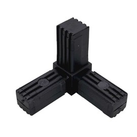 cyclingcolors Square Tube connectors 2 or 3 Way 20x20 25x25 30x30 20mm 25mm 30mm Plastic Joint Shelf Holder (Y (30mm))