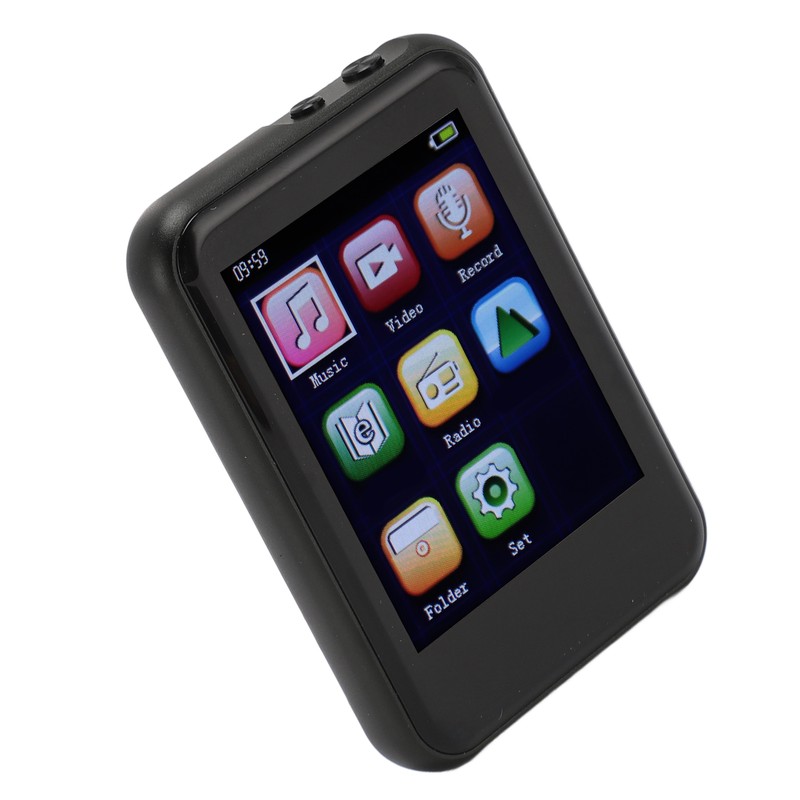 1.5 Inch Portable MP3 Player Capacitive Touch Control AI Noise