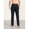 DAVID ARCHY Men's Cotton Pajama Pants Lightweight Sleepwear Bottoms with
