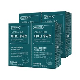 More Nature Stress Care Theanine Rhodiola 4 Boxes (4-Month Supply) / Magnesium Vitamin D / 모어네이처 스트레스 케어 테아닌 홍경천 4박스(4개월분)/마그네슘 비타민D