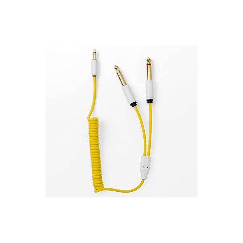 MyVolts Candycord audio cable, straight mini jack to 2 x