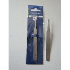 Hobby & Crafting Fun Tweezers - Fine Tip Straight #8022