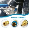 R1234YF to R134A Low Side Quick Coupling, R1234YF Low Side