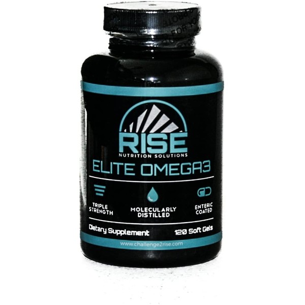 Rise Nutrition Solutions, Elite Omega 3 Nutritional Supplement (Fish Oil) Formula