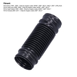 Air Intake Hose Replacement Car Accessories Compatible with Seat/Toledo, Replaces OE Number 1J0129594G, 1J0129618B, Popular