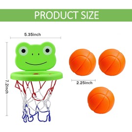 Bath Toys Bath Toys for 1 2 3 Years Old Bath Basketball Hoop Age 1-6 Baby Sensory BathToys Gifts for 1-3 Year Old Boys Girls Babies Toddler Baby Birthday Present