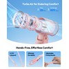 Gaiatop Portable Handheld Turbo Fan, 15 Hrs Cooling, 180° Foldable