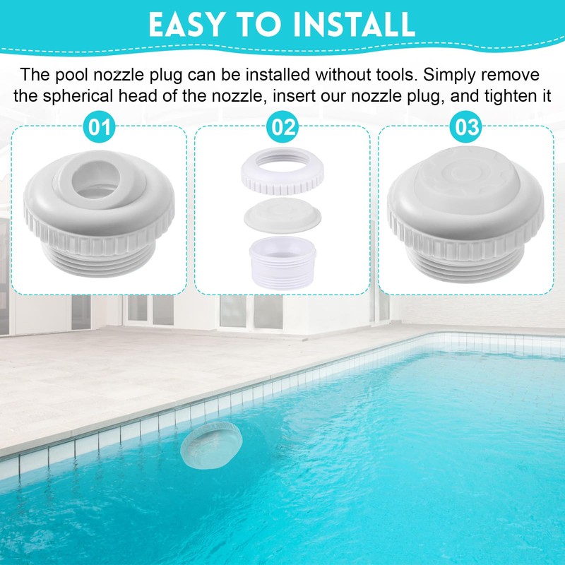 Pool Jet Nozzle Covers for Hayward sp1419D Inlet Fitting, Swimming