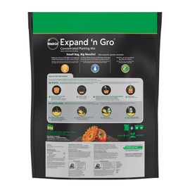 Miracle-Gro Expand 'n Gro Concentrated Planting Mix, Just Add Water for up to 3X Expansion, For Container and In-Ground Use, .33 cu. ft. Expands up to 1 cu. ft.