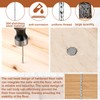 Tandefio 2 Pounds Hardened Flooring Nails 304 Stainless Steel 2-1/4