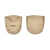 Microsuede Silicone Gel Toe Pads for Pointe Shoes, Vented (M)