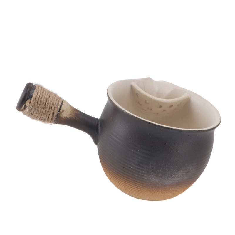 Chinese Ceramic Tea Pot Portable Versatile Large Capacity Side Handle
